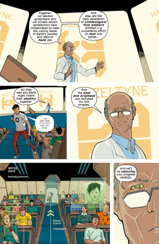 Illustration for article titled Exclusive Image preview: A climate change thriller begins in Snowfall #1
